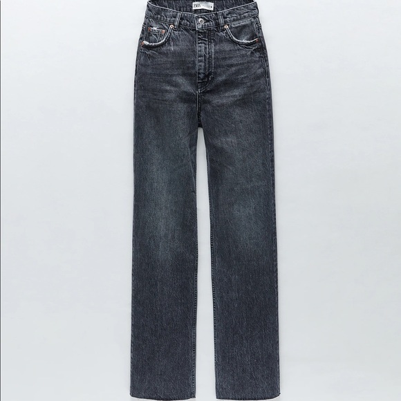 Zara 90s premium mid rise full length jeans - Picture 1 of 6